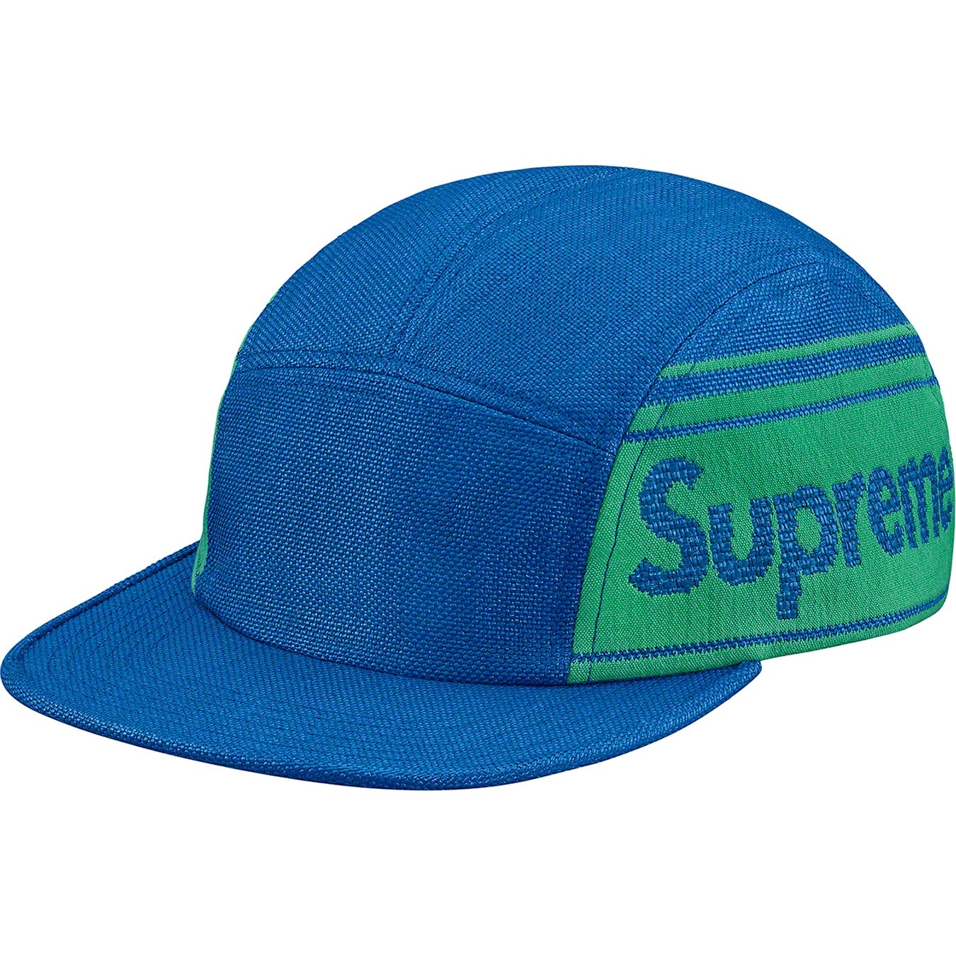 Raffia Woven Logo Camp Cap view 4